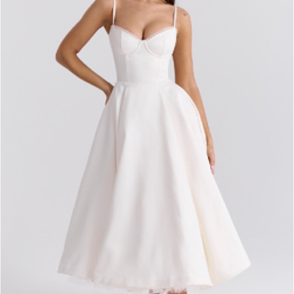 House of CB Dresses & Skirts - House of CB MADEMOISELLE White Midi Dress